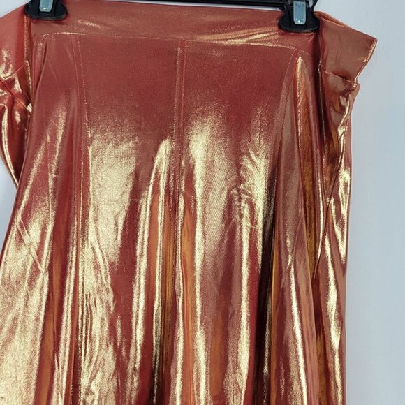 NWT Urban Outfitters Kristy Disco Bronze Metallic Strapless Mini Dress Size XL - Picture 9 of 16